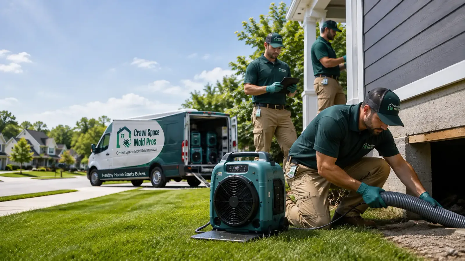 Crawl Space Mold Removal in Somerset, OH